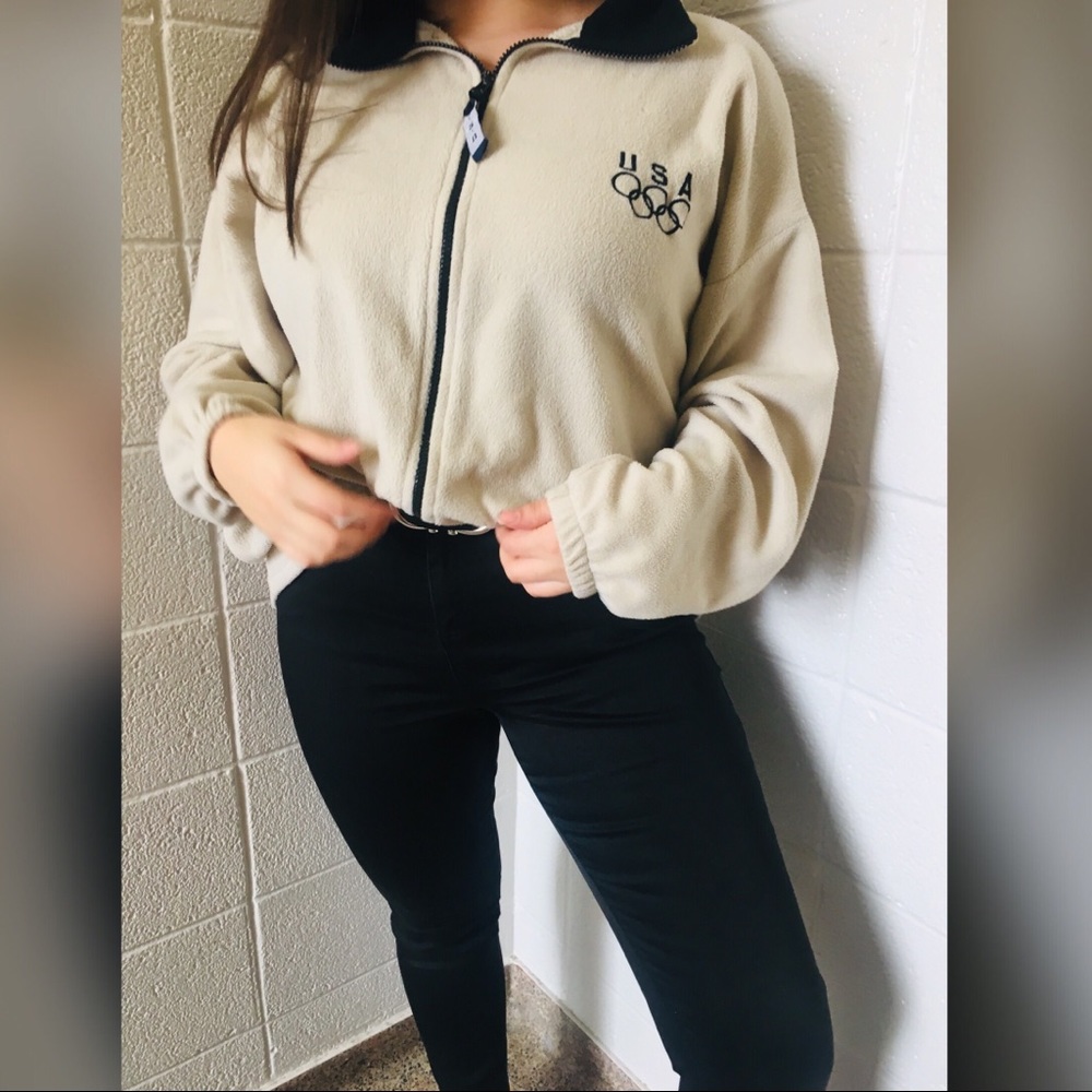 SOLD *VINTAGE Olympic USA fleece* SOLD